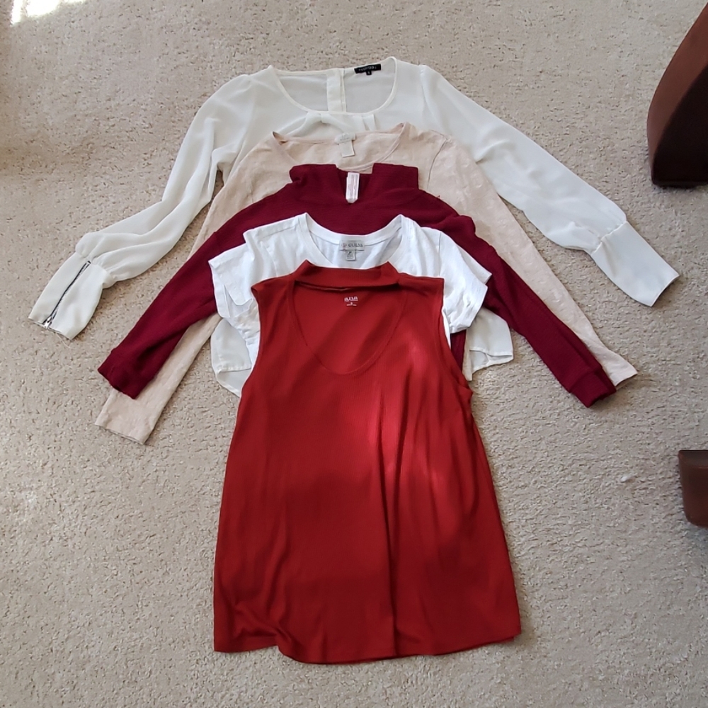 Bundle of 5 womens blouses